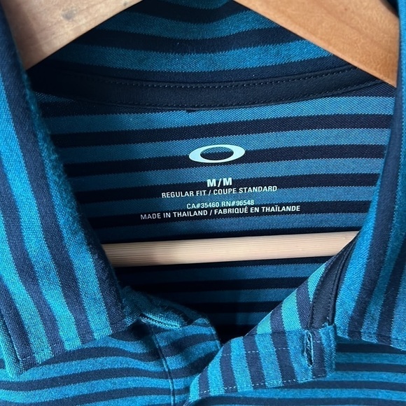 Oakley Men’s Premium Speed Striped Polo - Size Medium - Picture 7 of 11